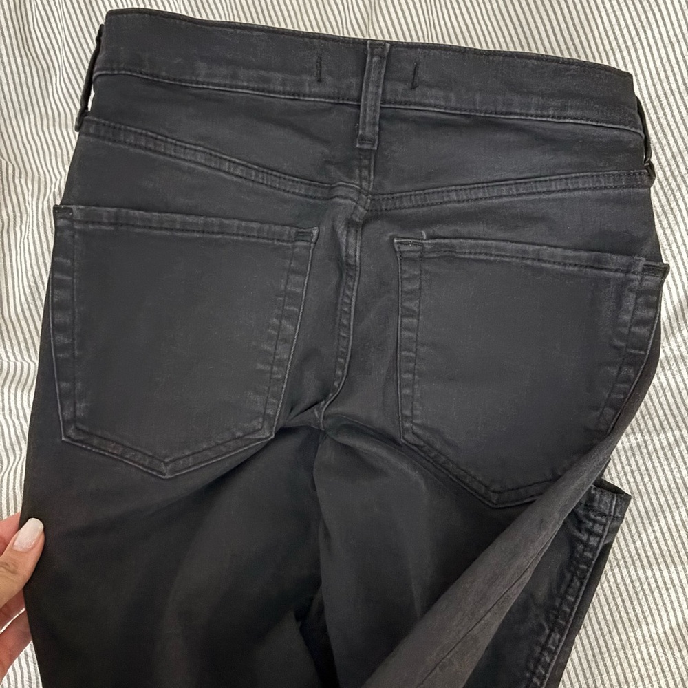 Free People Black Straight Leg Jeans with Modern Fit